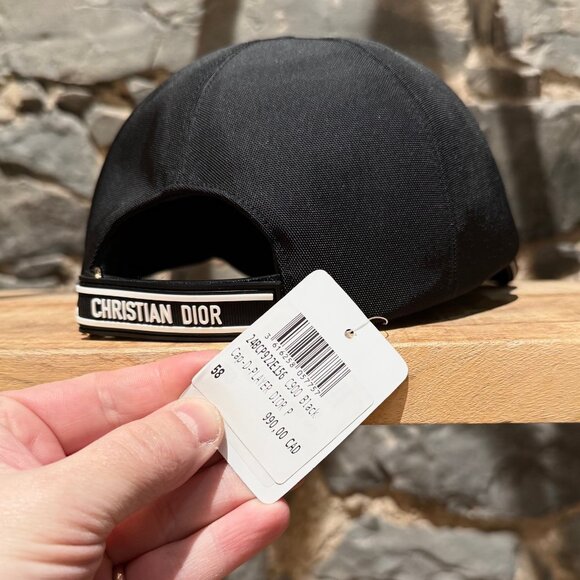 Dior Black D-Player Star Logo Baseball Cap - Picture 6 of 11